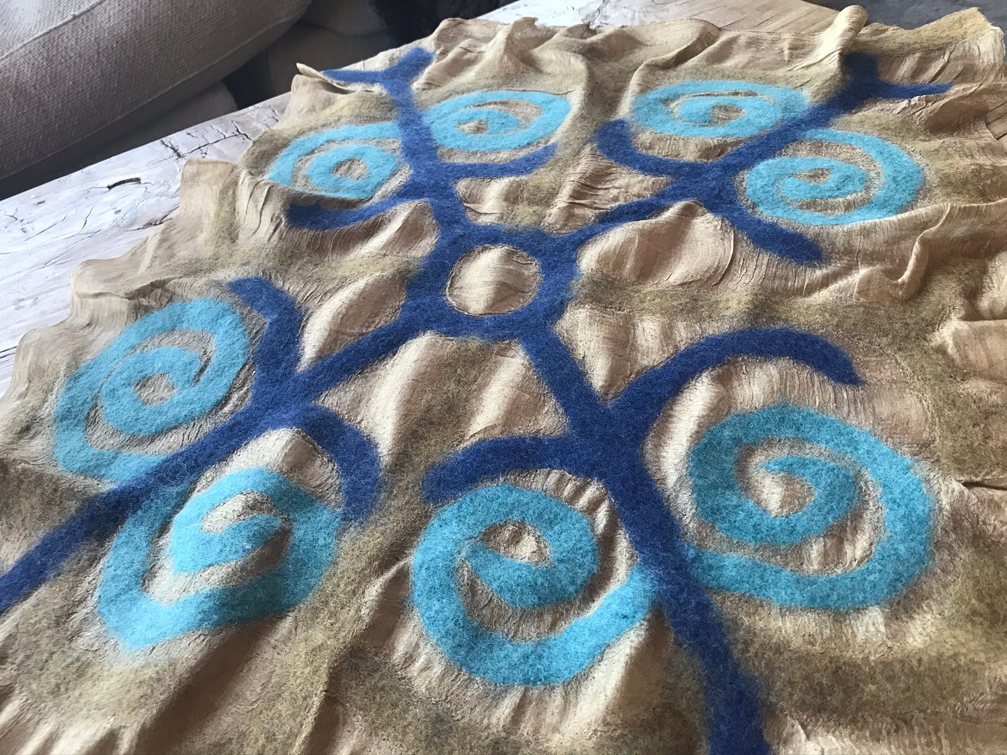 Traditional Kyrgyz Design- Blue