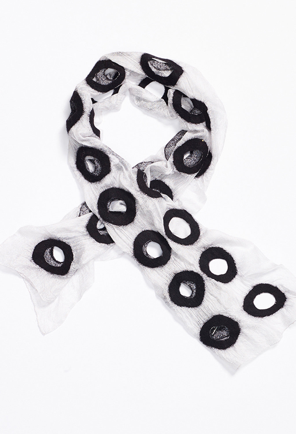 Black Rings on White Silk