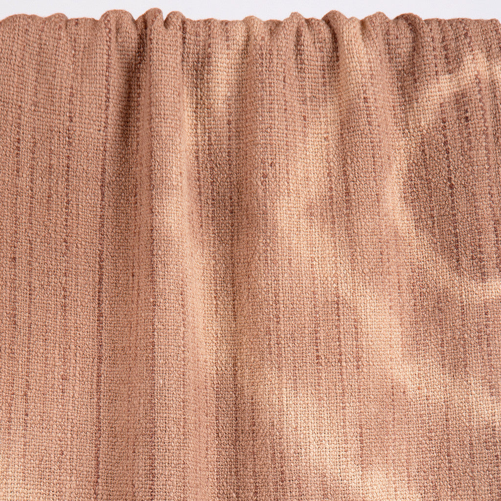 Circle motif merino wool blanket
