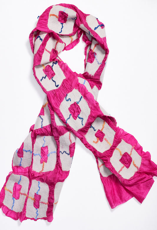 Painting on Silk Wrap