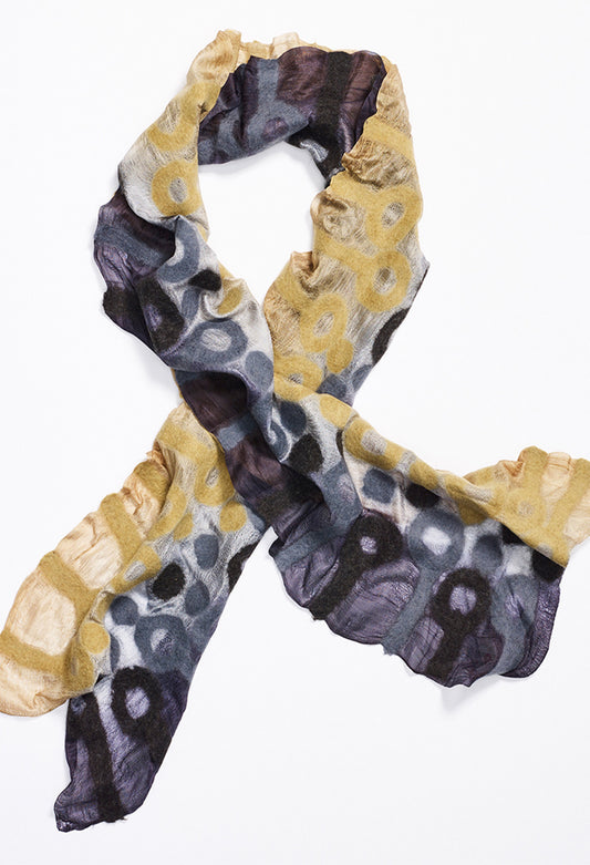 Musical Notes in Gold and Black