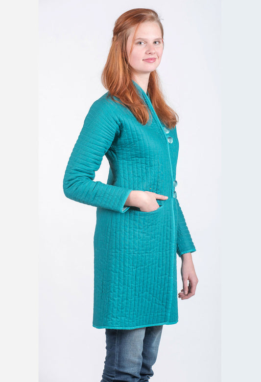 Women's Fitted Jacket, Knee Length